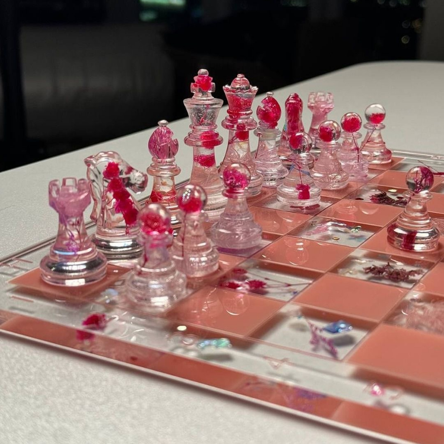 Мастер- класс «Шахматы из Эпоксидной смолы» для двоих
