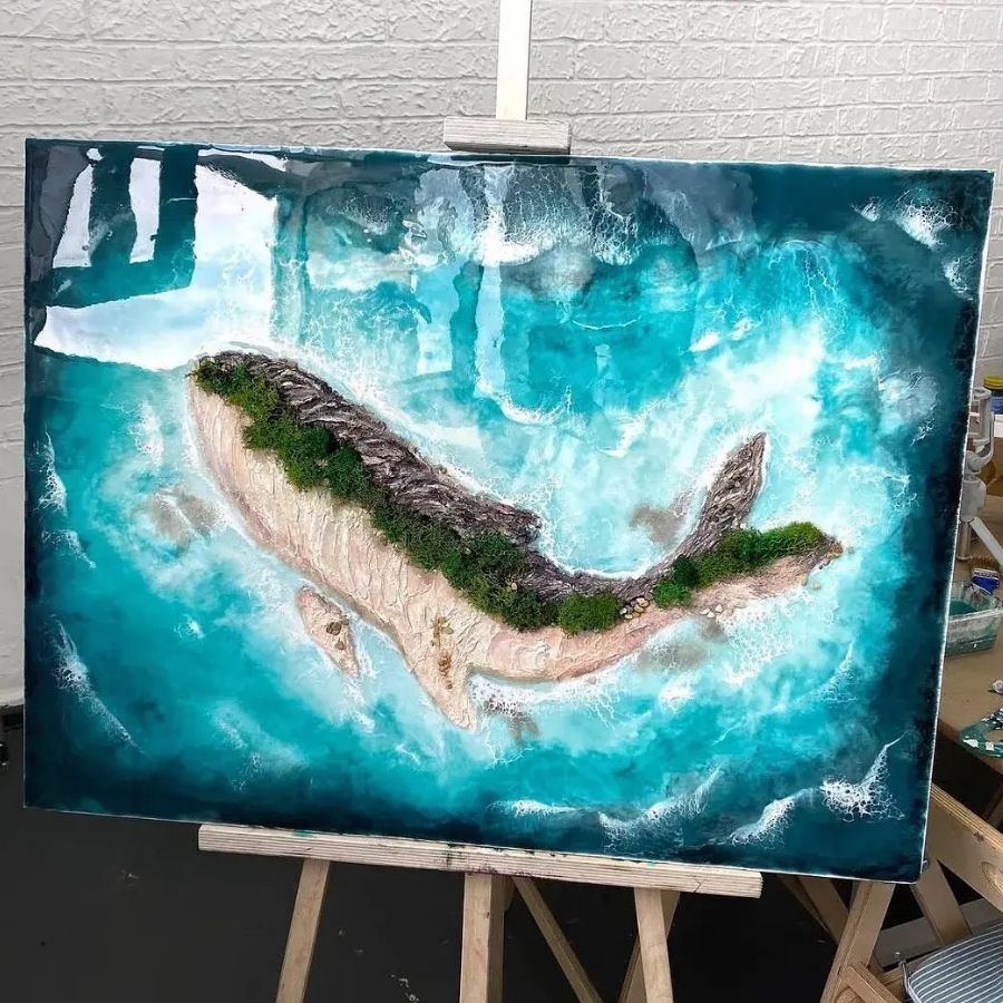 Мастер- класс «Морское панно из Эпоксидной смолы» для двоих