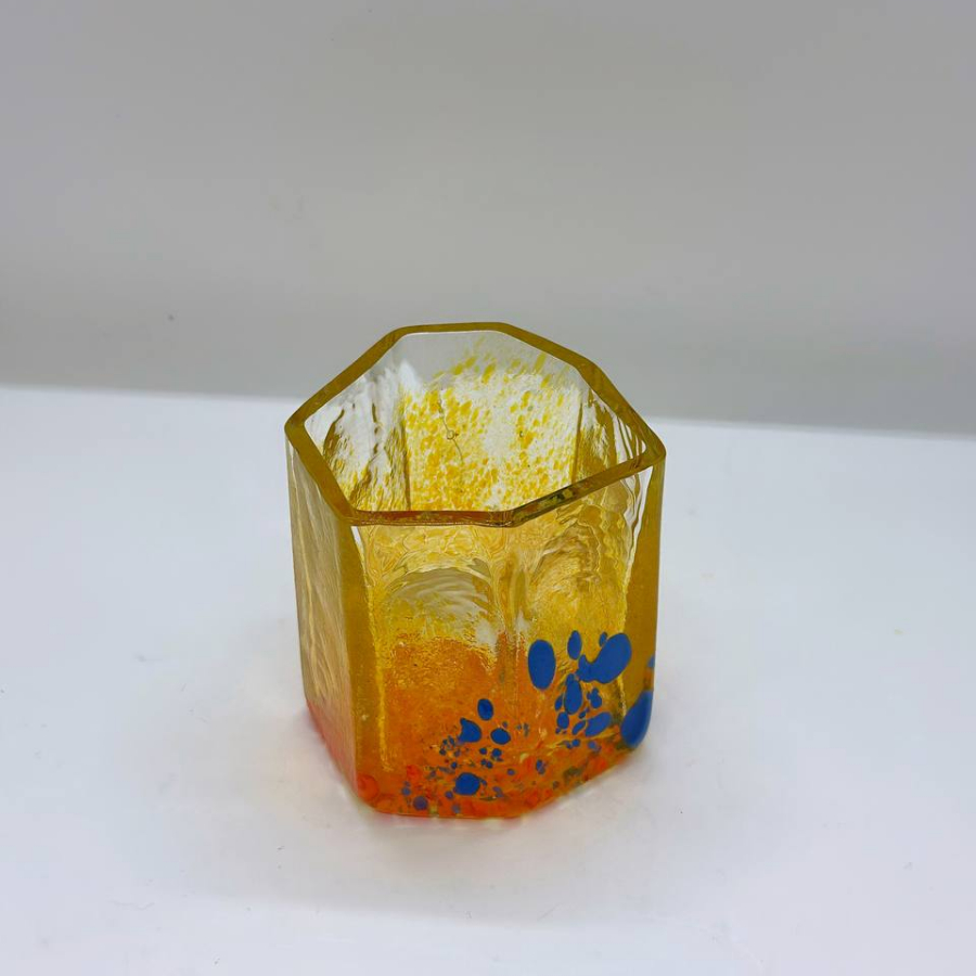 Стеклодувный мастер- класс стакан "ледяная хрупкость"