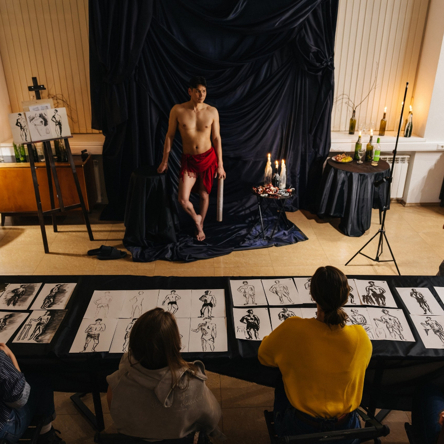 Арт- вечеринка "Обнаженное искусство" для двоих