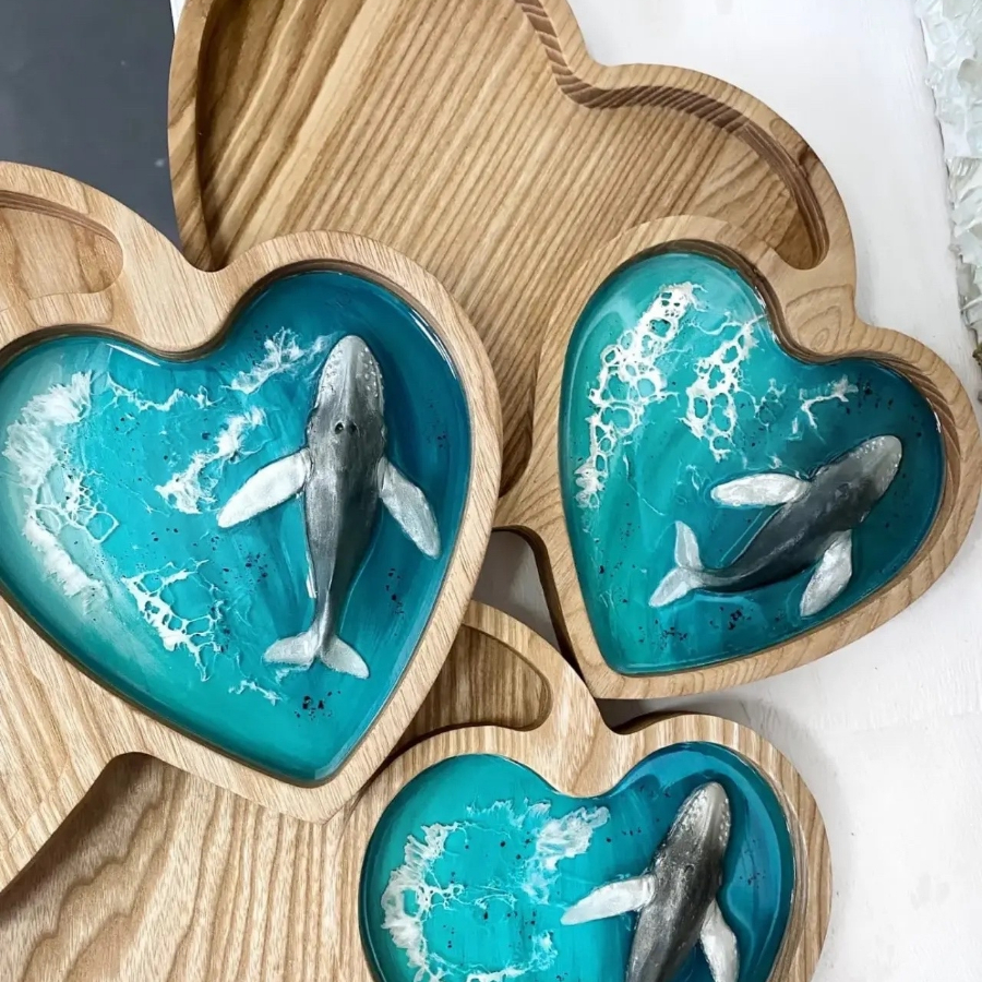 Мастер- класс «Деревянная тарелочка с декором Эпоксидной смолой»