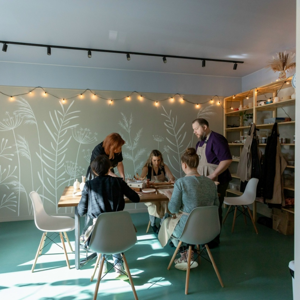 Погружение в лепку для троих (4 занятия) 