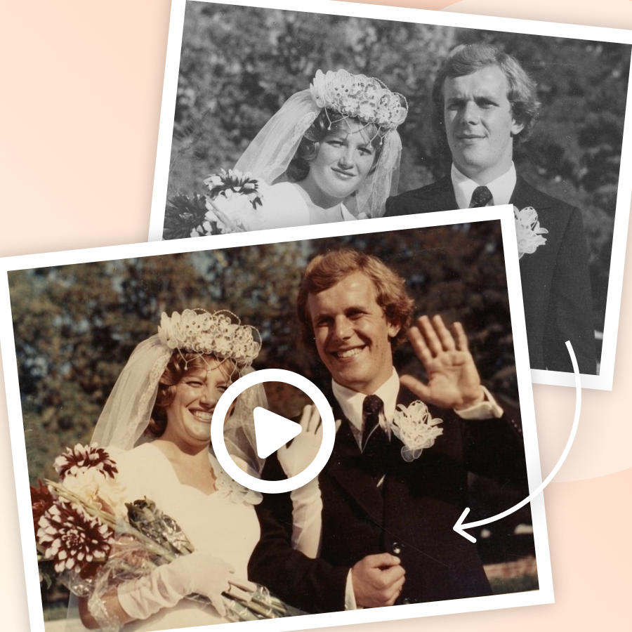 Создание трогательного/подарочного фильма с ожившими фото (3-минутный фильм)