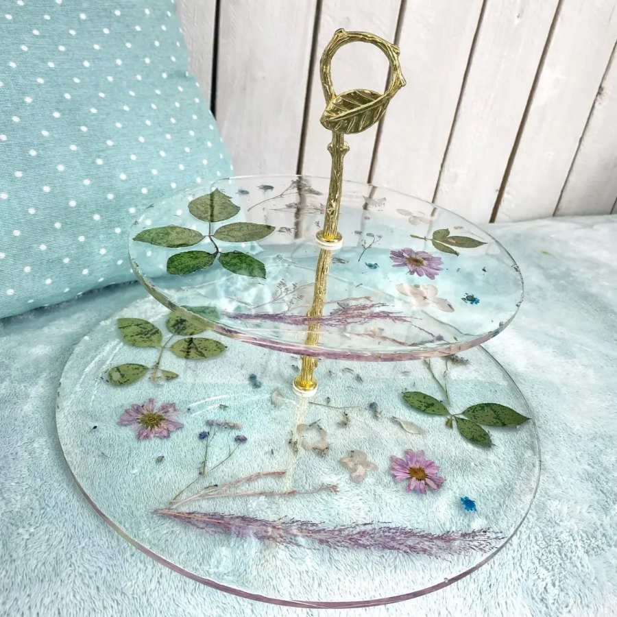 Мастер- класс «Этажерка для фруктов из эпоксидной смолы» для двоих