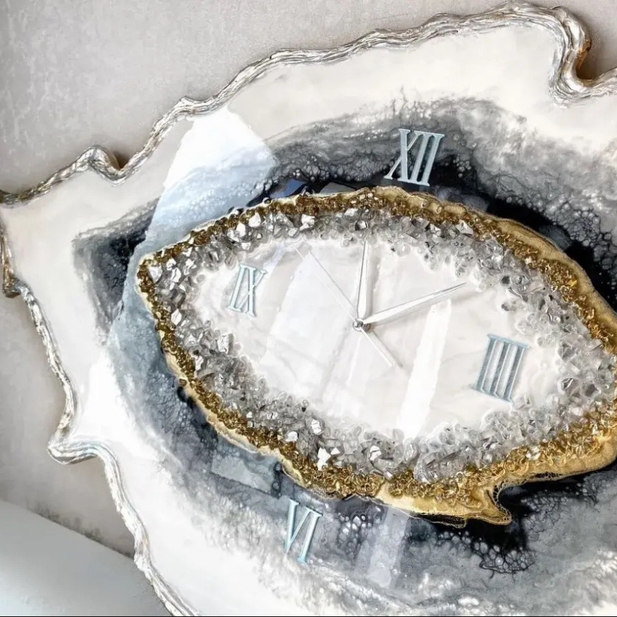 Мастер- класс «Часы из Эпоксидной смолы»