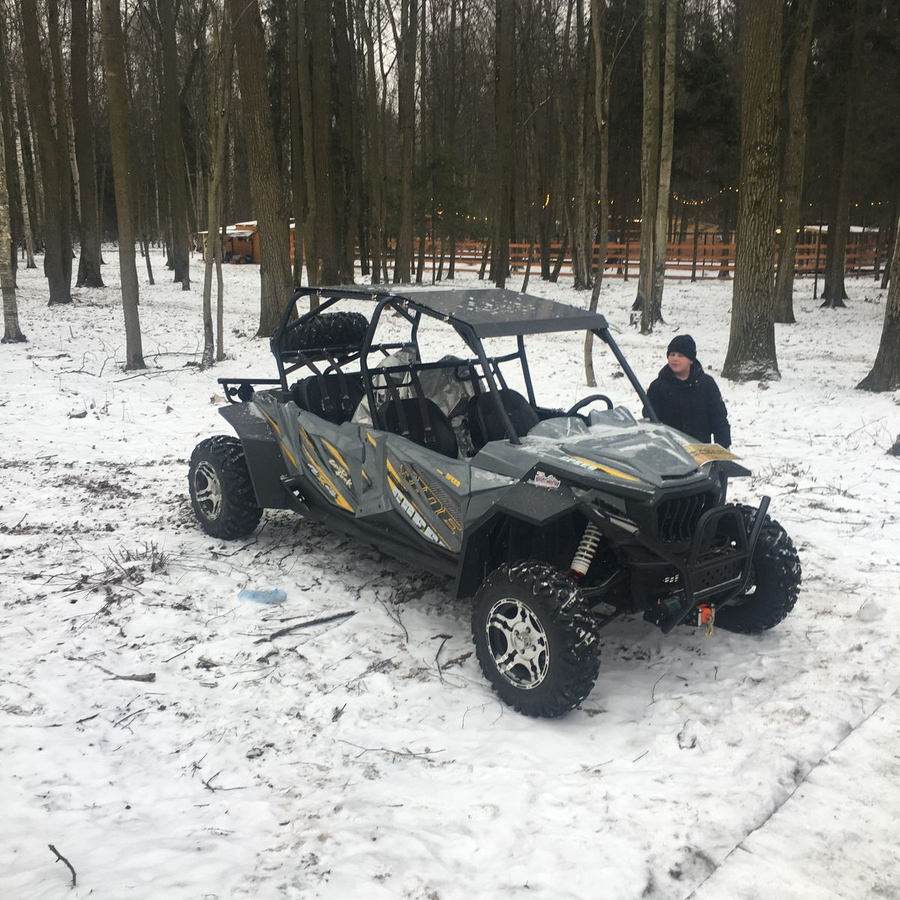 Катание на багги по лесной трассе для семьи