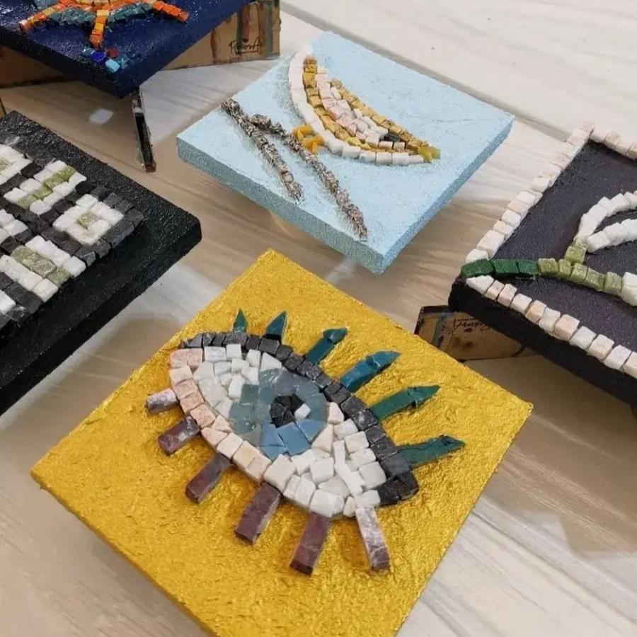 Мастер-класс по созданию мозаики "Римская мозаика" для двоих