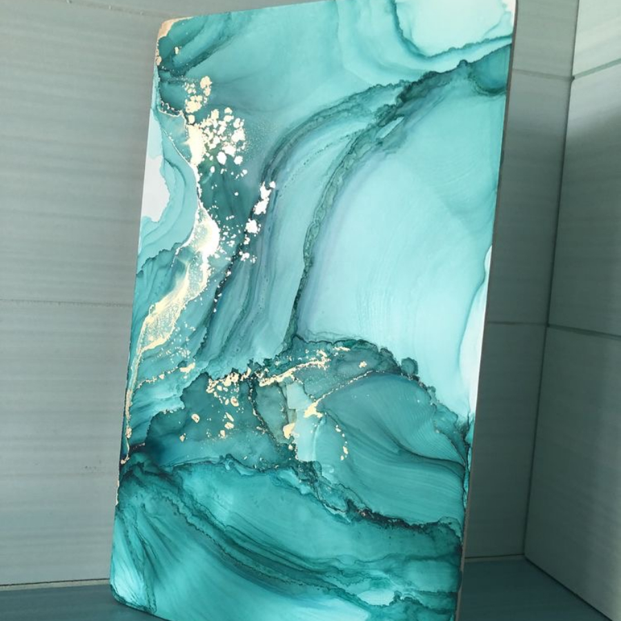 Мастер-класс «Картина спиртовыми чернилами»