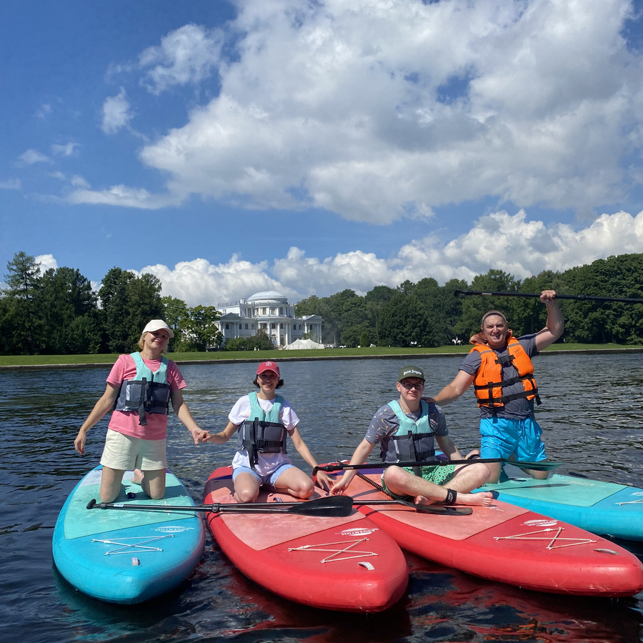 Сап прогулка Каменный остров для семьи
