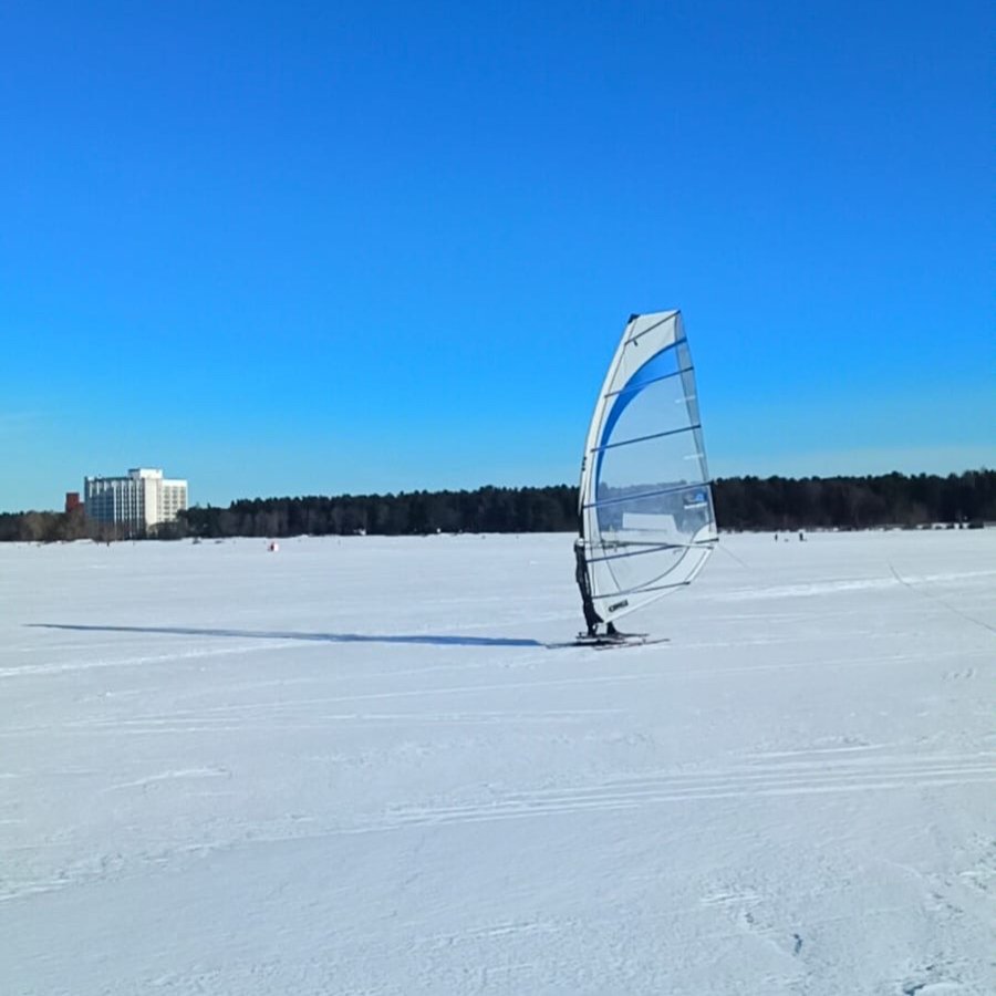 Зимний виндсерфинг (1 час)