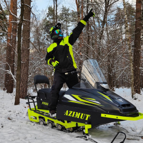 Снегоход для двоих (2 часа)