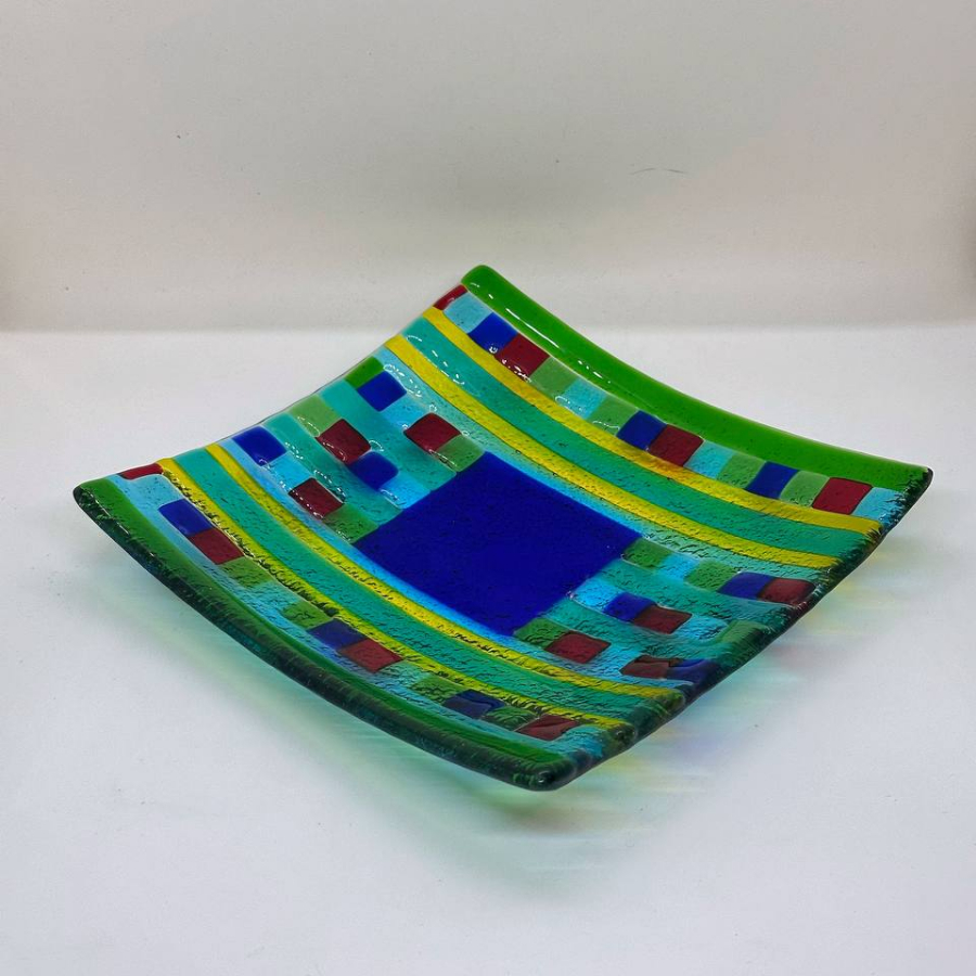 Мастер- класс фьюзинг "блюдо для сервировки"