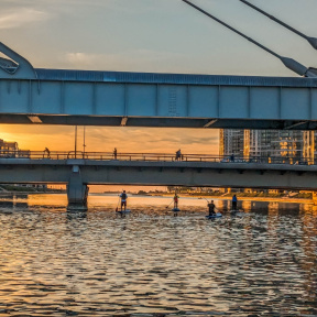 Прогулка на SUP по Балтийской Жемчужине