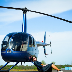 Полет на вертолете над Санкт-Петербургом 