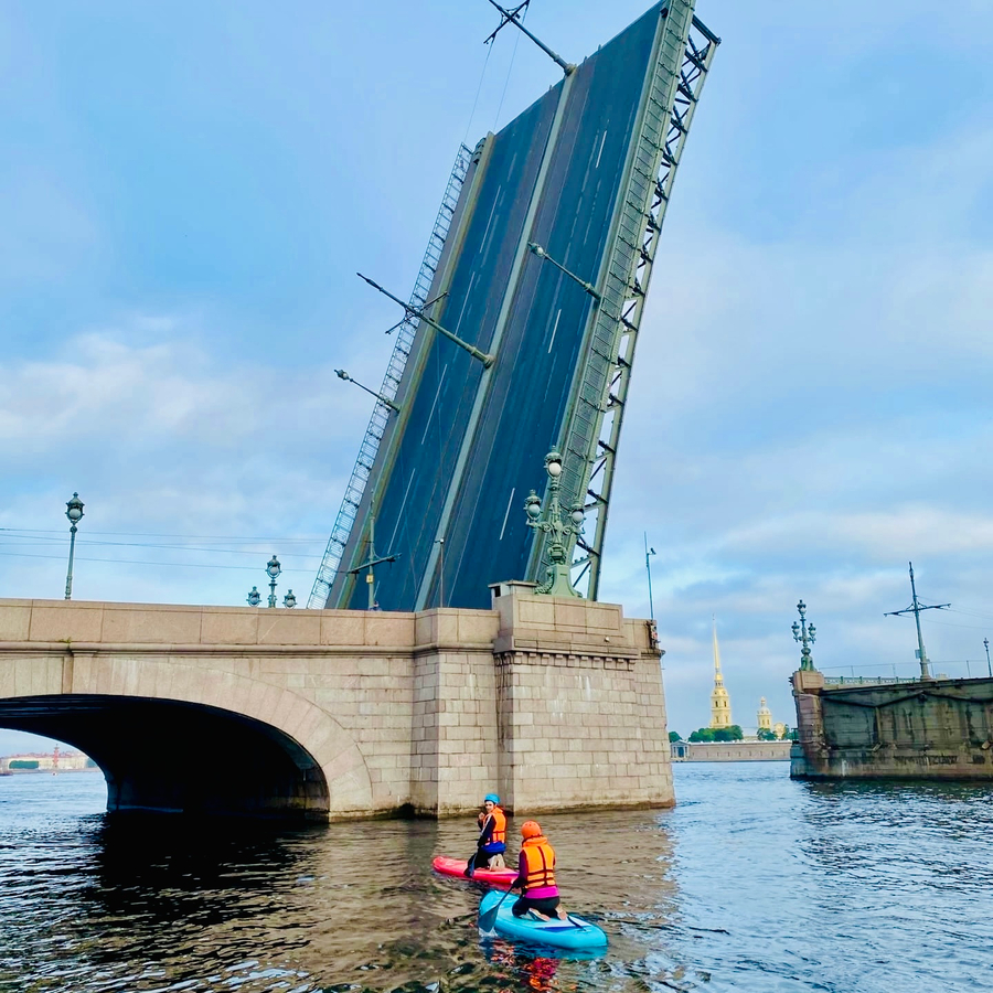 Сап прогулка на рассвете Спас на Крови для семьи