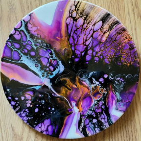 Мастер класс по жидкому акрилу "Fluid Art" 40 см для семьи