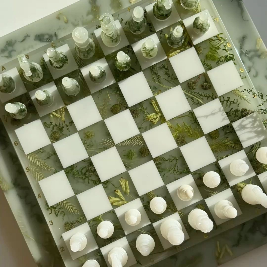 Мастер- класс «Шахматы из Эпоксидной смолы» для двоих