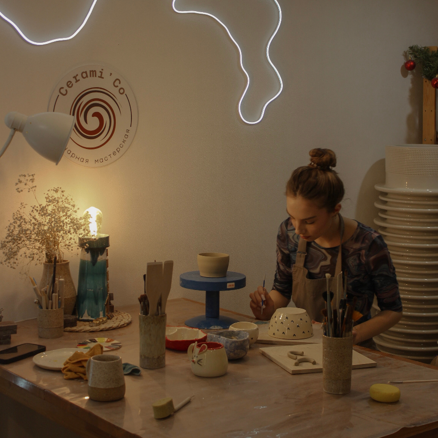 Индивидуальный мастер- класс в гончарной мастерской