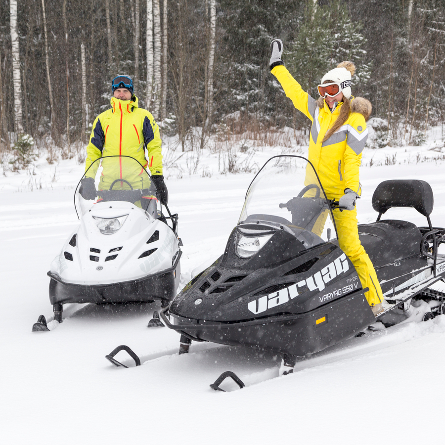 Самостоятельное катание на снегоходе «Снежик Лайт»
