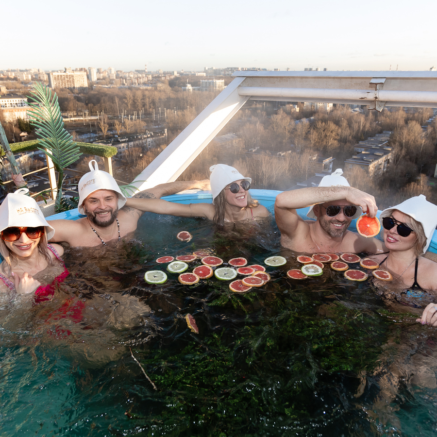 Банное удовольствие с видом на город