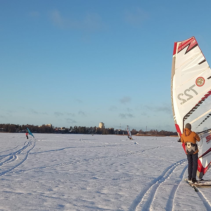 Зимний виндсерфинг (2 часа)