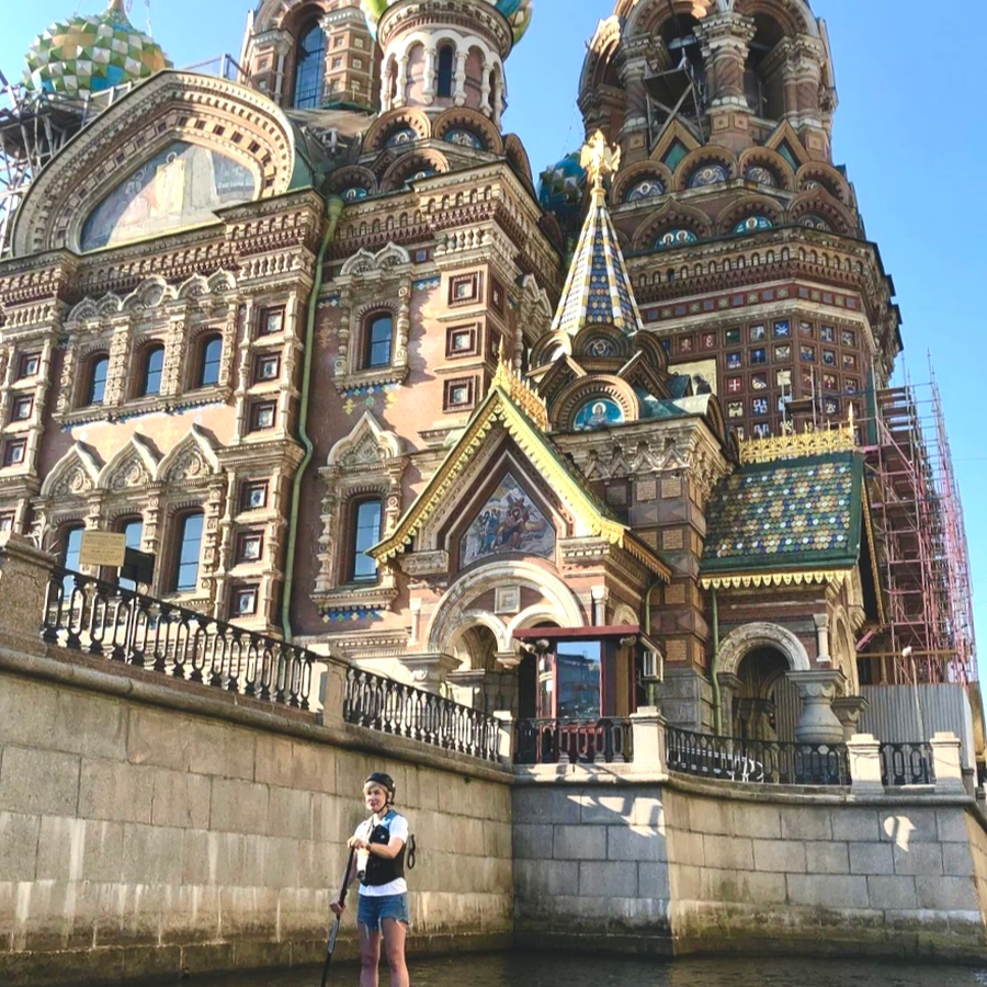 Сап прогулка на рассвете Спас на Крови для семьи