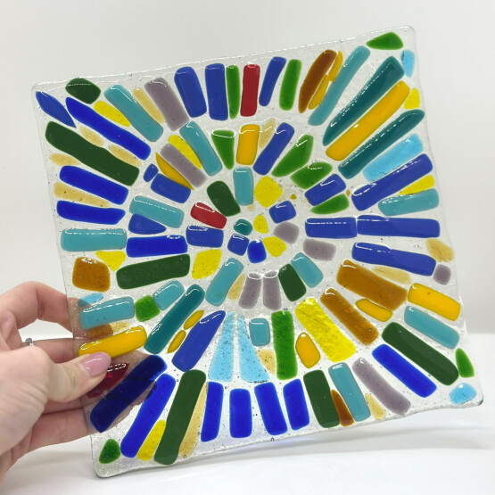 Мастер- класс фьюзинг "блюдо для сервировки" для двоих