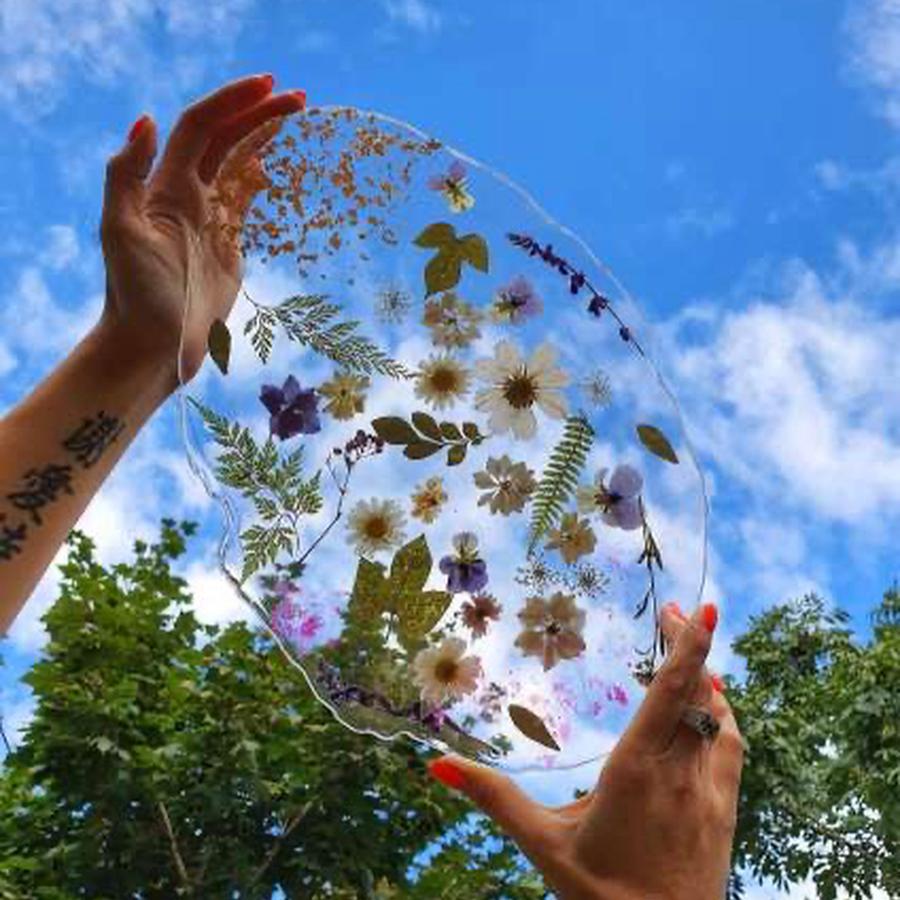 Мастер-класс по эпоксидной смоле в технике "Сухоцветы" для двоих