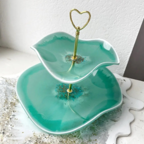 Мастер- класс «Этажерка для фруктов из эпоксидной смолы» для двоих