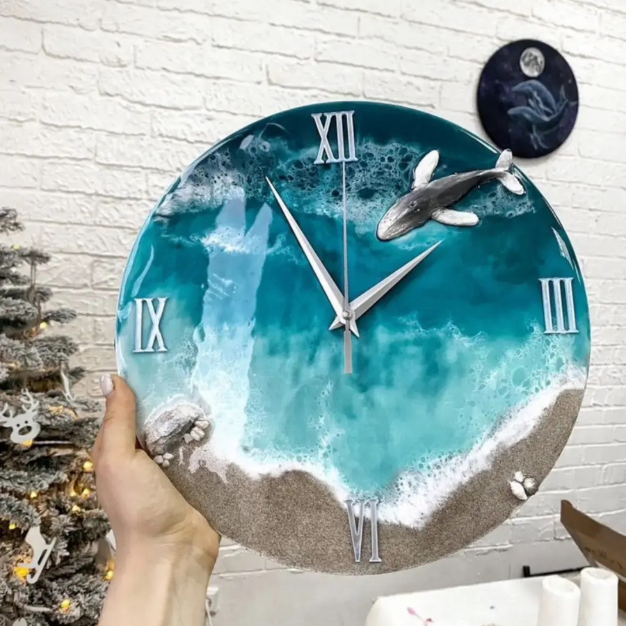 Мастер- класс «Часы из Эпоксидной смолы» для двоих