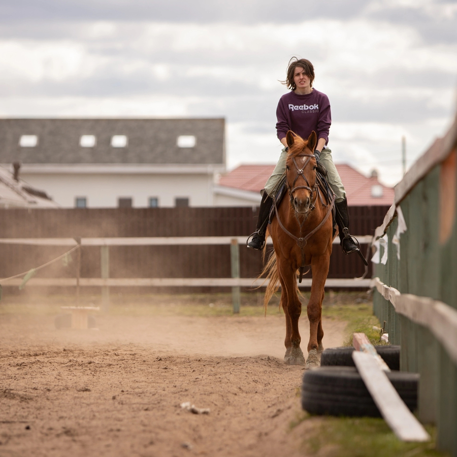 Тренировка по верховой езде