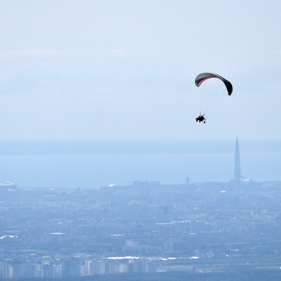 Полет на параплане в тандеме с инструктором