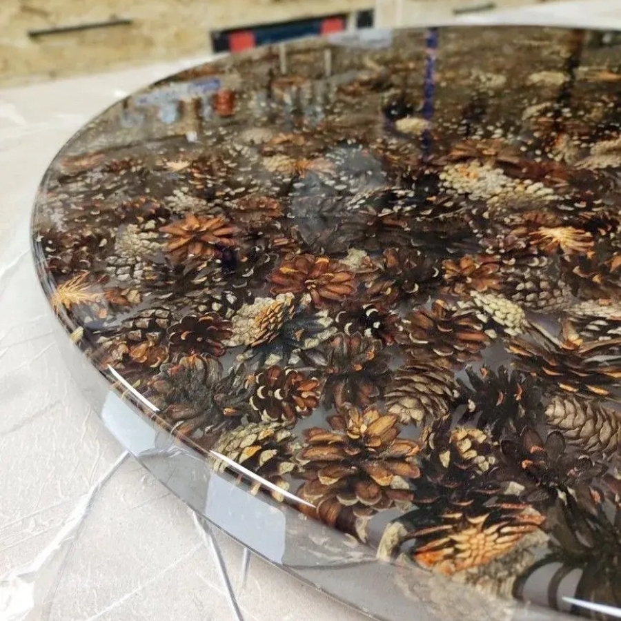 Мастер- класс «Столешница полностью из смолы»