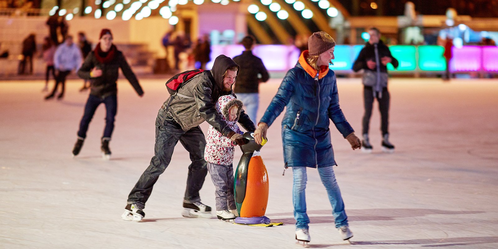 Билет на каток для компании