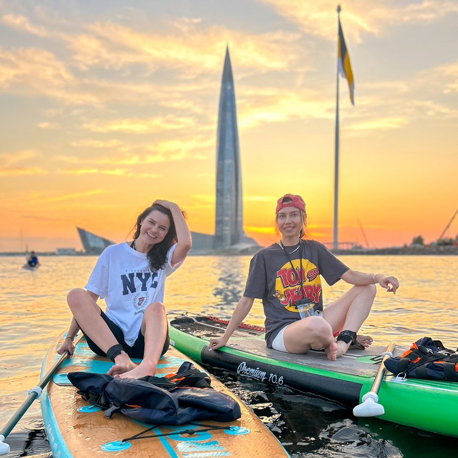 Прогулка на Sup Финский залив для семьи