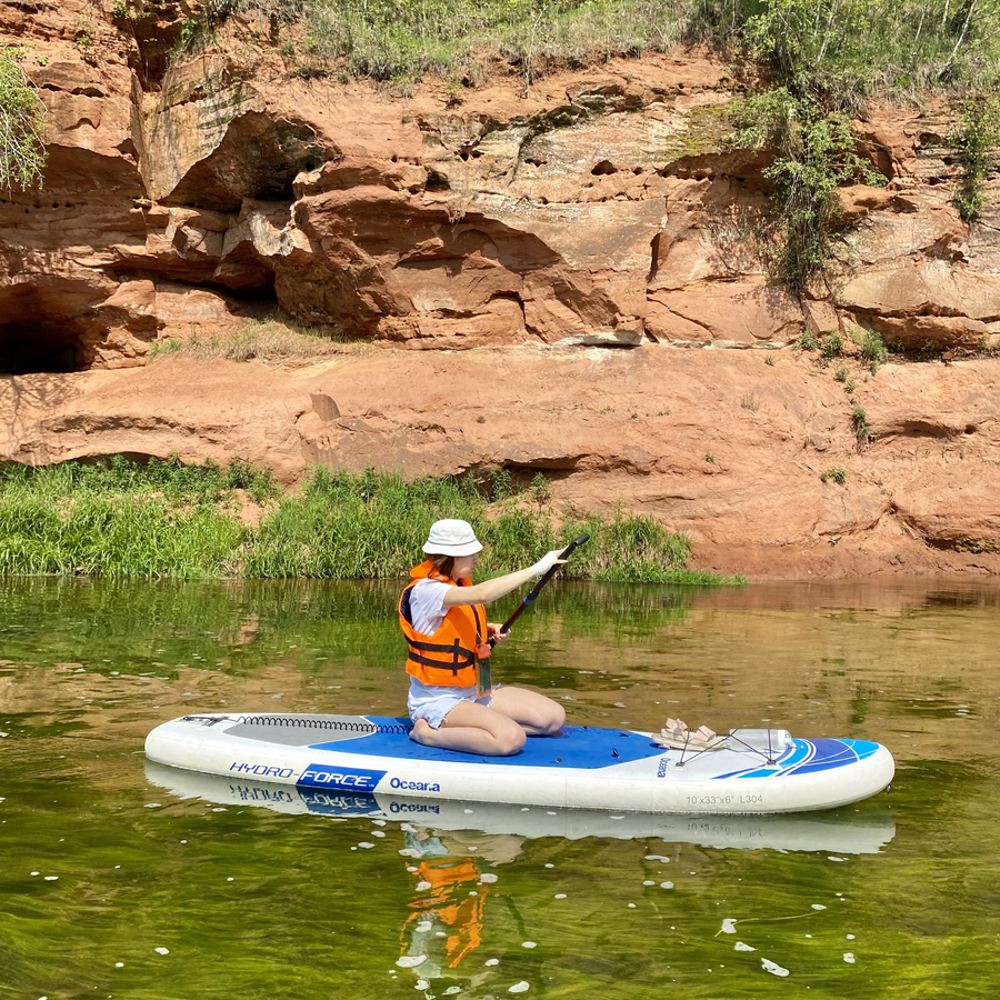 Сап прогулка р. Оредеж Девонский каньон