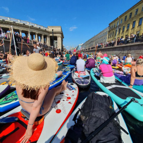 Прокат сапов для фестиваля "Фонтанка SUP"