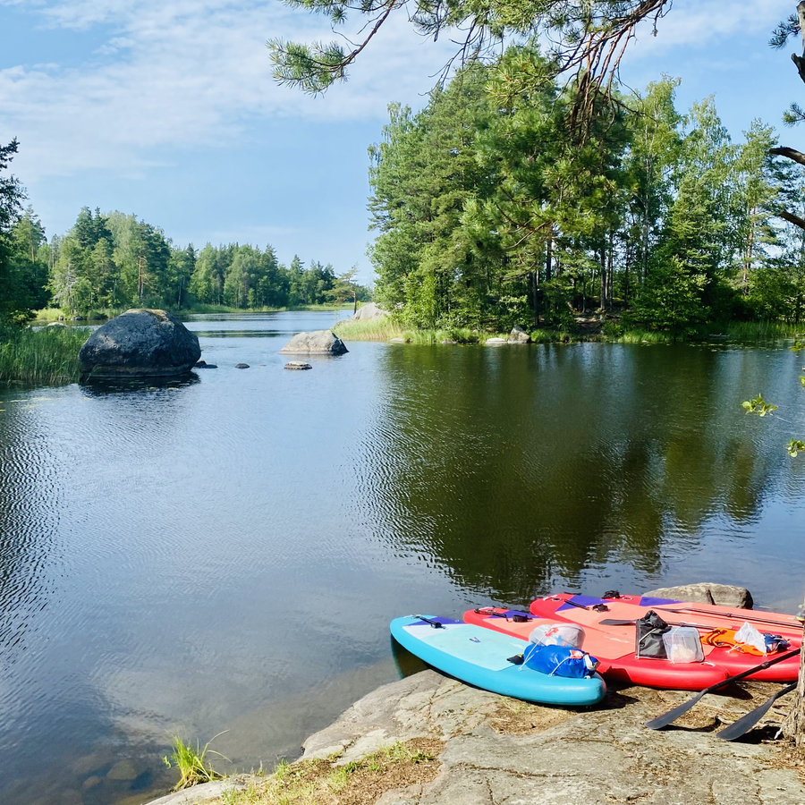 Сап прогулка р. Вуокса Церковь на камне для компании