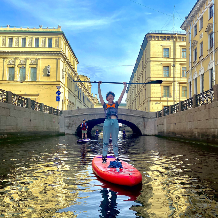 Сап прогулка на рассвете Спас на Крови для компании