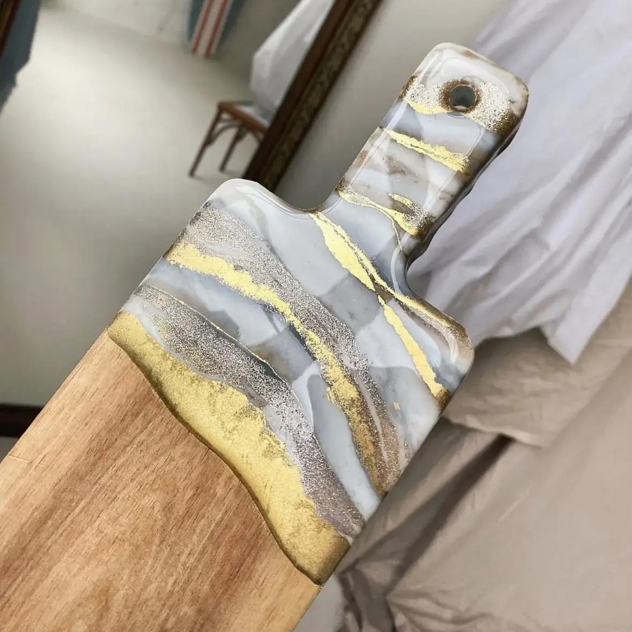 Мастер- класс «Разделочная доска с декором Эпоксидной смолой»