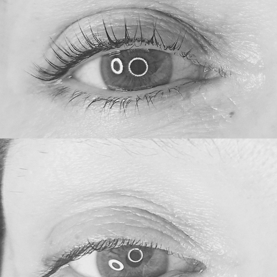 Ламинирование ресниц+оформление бровей