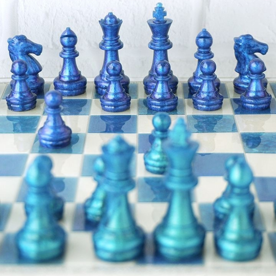 Мастер- класс «Шахматы из Эпоксидной смолы» для двоих