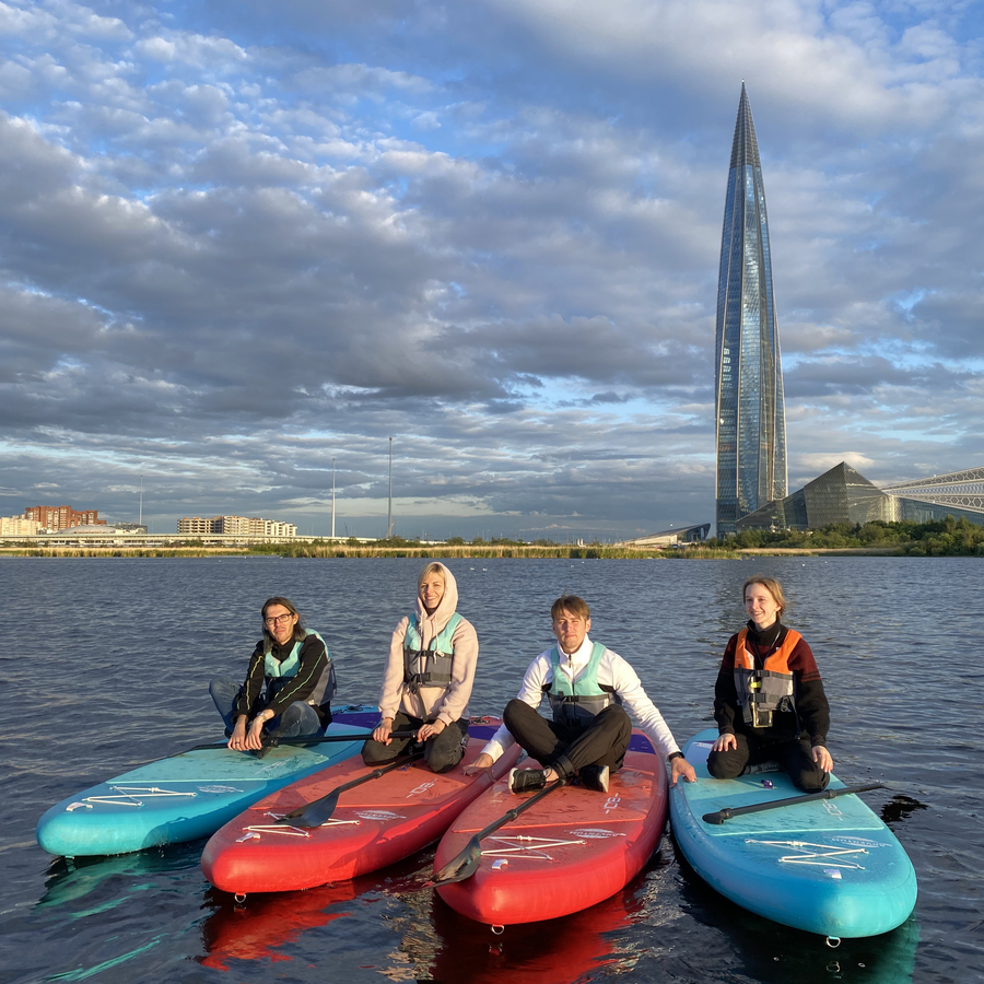 Сап прогулка Закат на Лахте для двоих