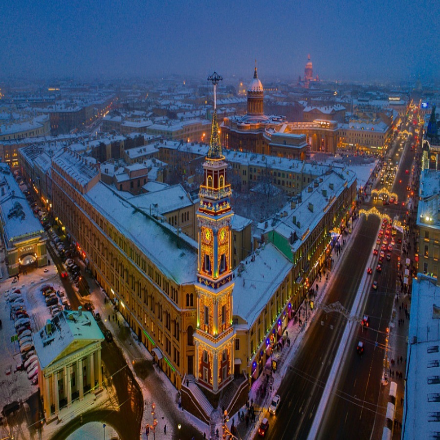 Смотровая площадка Думской башни для двоих