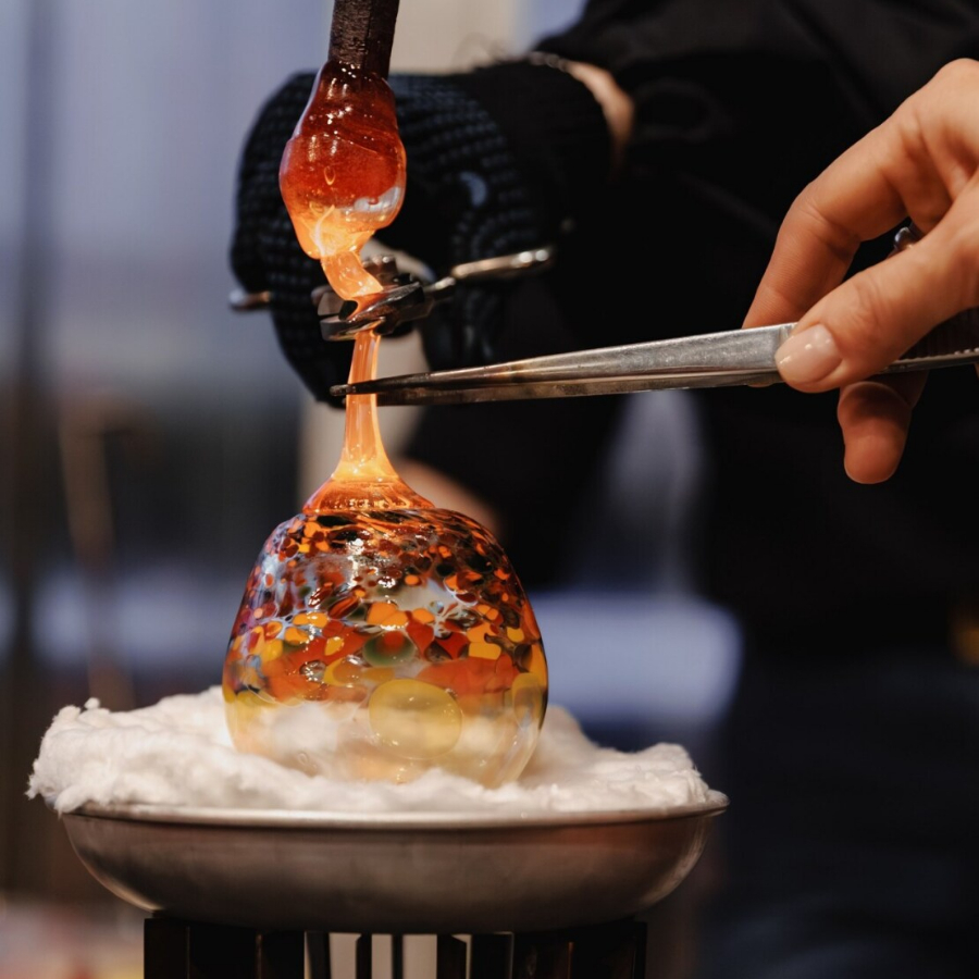 Посещение "Шоу стеклодува"