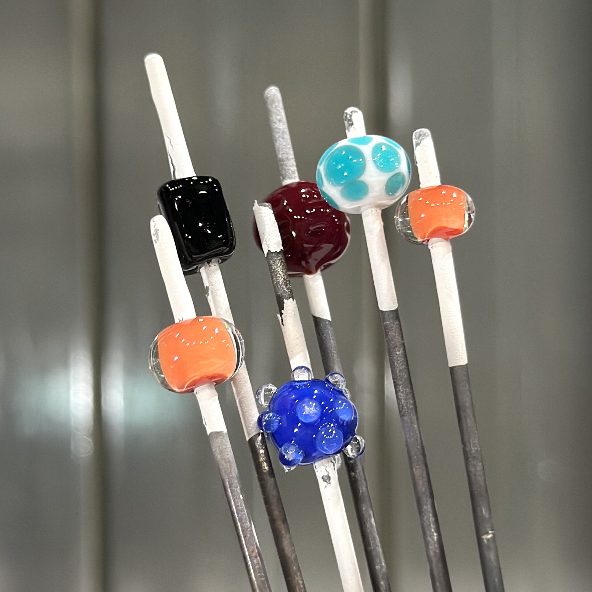 Мастер- класс лэмпворк "браслет и серьги"