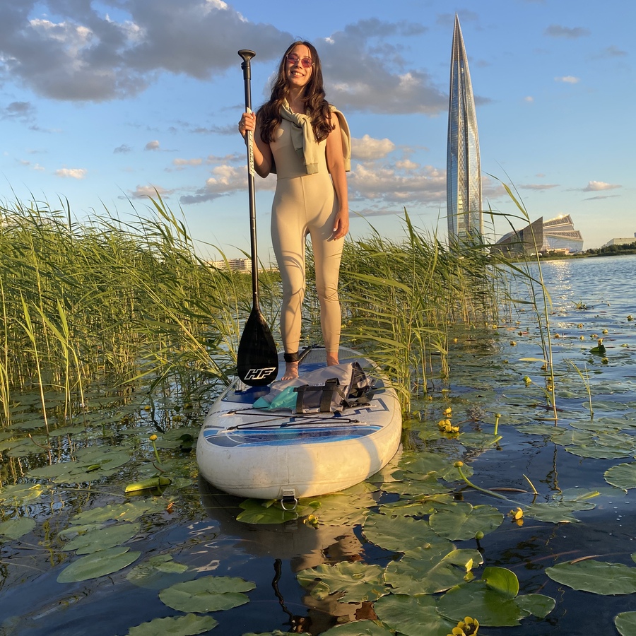 Сап прогулка Закат на Лахте