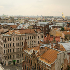 Тихий Центр, Пешеходная экскурсия+крыша для двоих