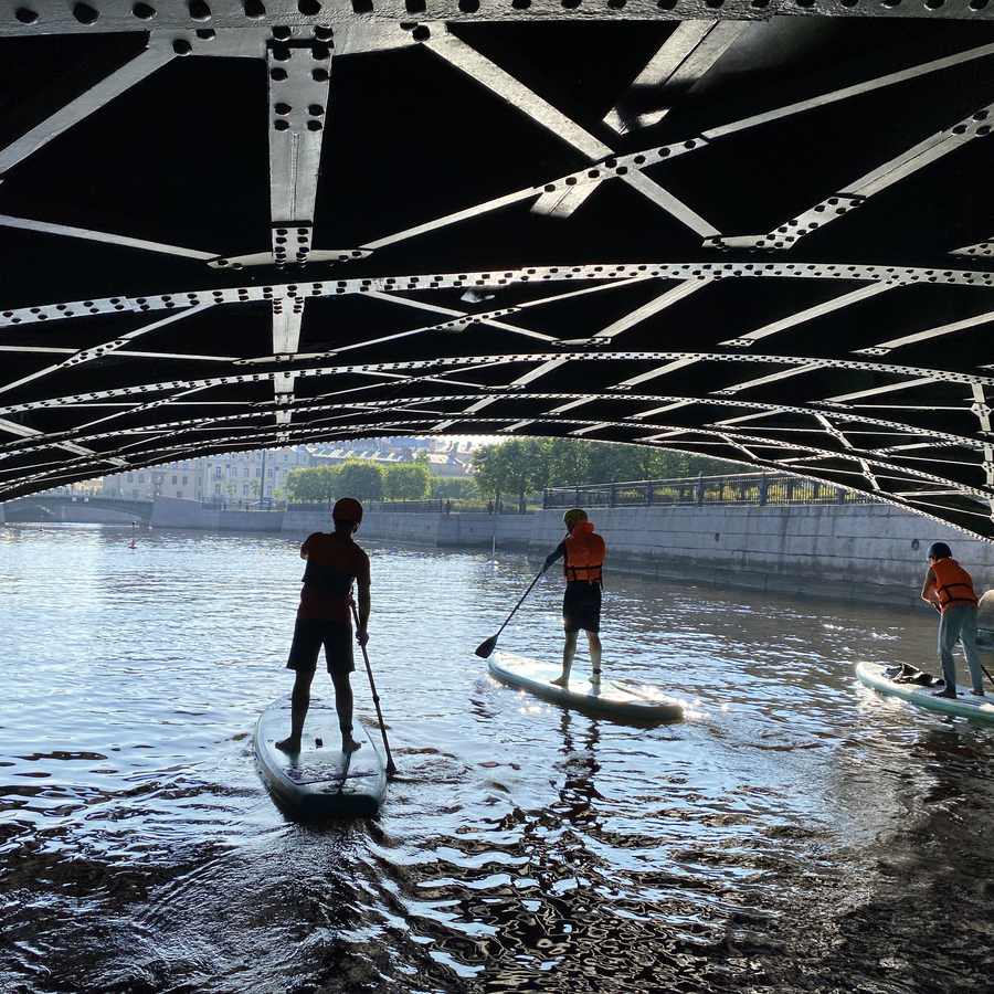 Сап прогулка на рассвете Спас на Крови для компании