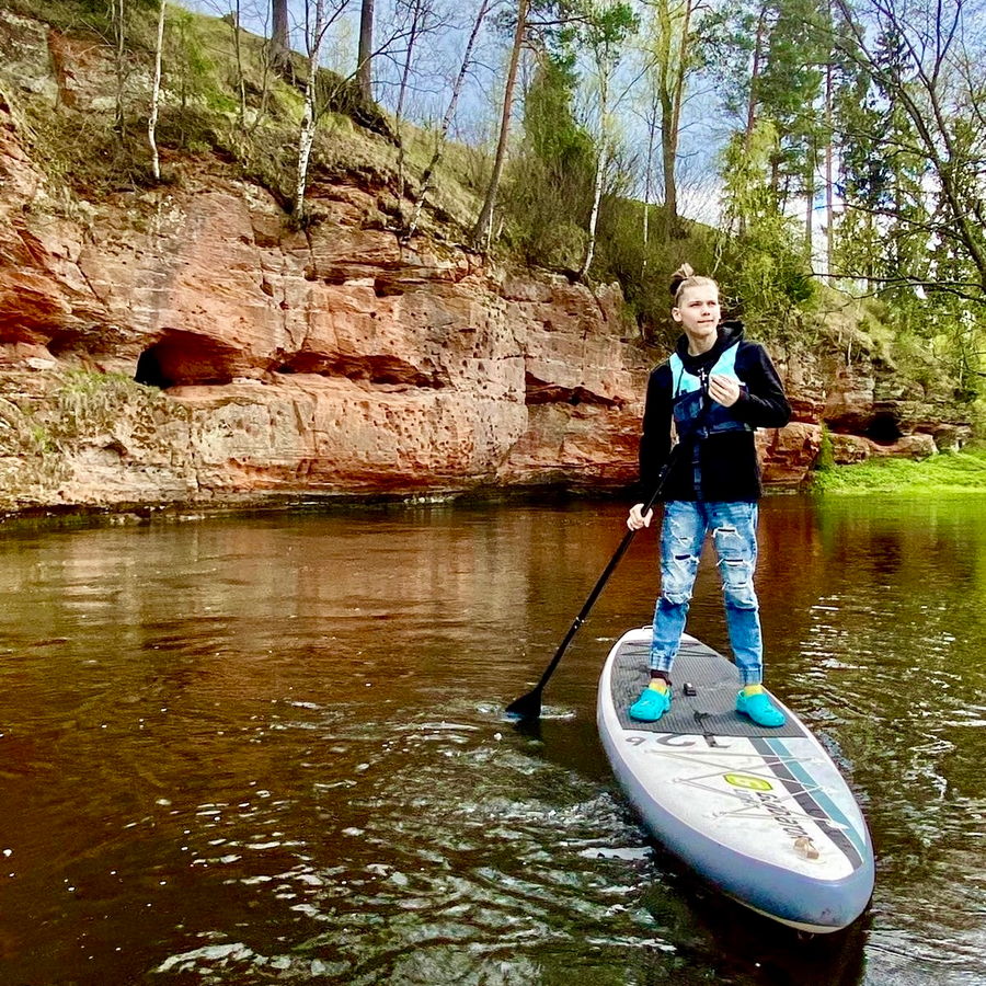 Сап прогулка р. Оредеж Девонский каньон для компании